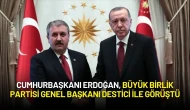 Cumhurbaşkanı Erdoğan, Büyük Birlik Partisi Genel Başkanı Mustafa Destici ile Görüştü