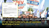 Kamuda Grev Kararı: PTT ve TCDD Eyleme Katılanlar Hakkında İşlem Başlatacak!