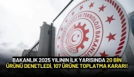 Bakanlık 2025 Yılının İlk Yarısında 20 Bin Ürünü Denetledi, 107 Ürüne Toplatma Kararı!