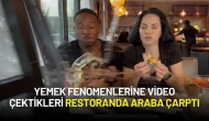 Yemek Fenomenlerine Video Çektikleri Restoranda Araba Çarptı