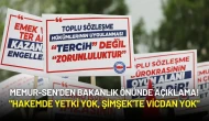 Memur-Sen’den Hazine Bakanlığı Önünde Açıklama: "Hakemde Yetki Yok, Şimşek'te Vicdan Yok"