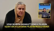 Uzak Şehir'in Sadakat'i Gonca Cilasun, Uçaktan Atlayarak Filistin Mesajı Verdi!