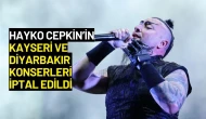 Hayko Cepkin’in Kayseri ve Diyarbakır Konserleri Valilik Kararıyla İptal Edildi