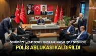 Özgür Özel, CHP Genel Başkanlığı Çalışma Ofisinde! Polis Ablukası Kaldırıldı