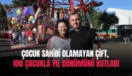 Sivas’ta Çocuk Sahibi Olamayan Çift, Yıl Dönümlerini 100 Çocukla Kutladı