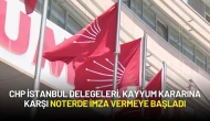 CHP İstanbul Delegeleri, Kayyum Kararına Karşı Noterde İmza Vermeye Başladı