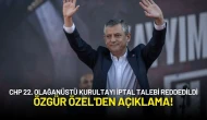 CHP 22. Olağanüstü Kurultayı İptal Talebi Reddedildi: Özgür Özel'den Açıklama!