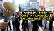 İstanbul’da Yeni Eğitim Öğretim Yılında Okul Başlama Saati Değişti