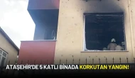Ataşehir'de 5 Katlı Binada Korkutan Yangın!