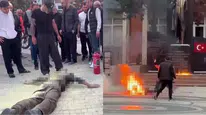 Zonguldak’da Kaymakamlık Önünde Şok Edici Olay: Kendini Ateşe Verdi!