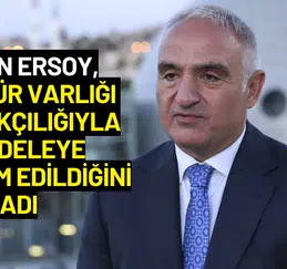 Bakan Ersoy, Kültür Varlığı Kaçakçılığıyla Mücadeleye Devam Edildiğini Açıkladı