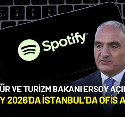 Kültür ve Turizm Bakanı Ersoy Açıkladı: Spotify 2026'da İstanbul’da Ofis Açacak