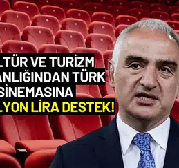 Kültür ve Turizm Bakanlığından Türk Sinemasına 359 Milyon Lira Destek!