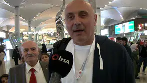 Yılların özlemi İstanbul Havalimanı'nda sona erdi: Kutsal topraklara ilk yolculuk başladı