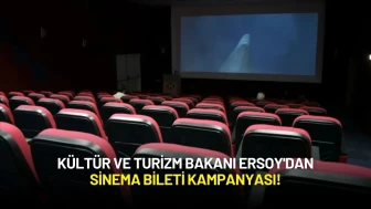 Kültür ve Turizm Bakanı Ersoy'dan Sinema Bileti Kampanyası!