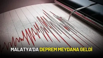 Malatya’da Deprem Meydana Geldi