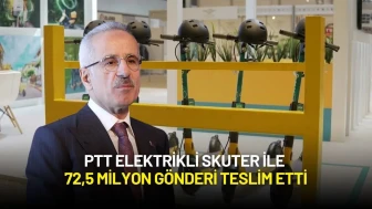 PTT Elektrikli Skuter ile 72,5 Milyon Gönderi Teslim Etti