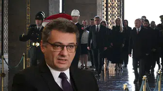 KKTC Cumhurbaşkanı Tufan Erhürman Ankara’da Anıtkabir’i Ziyaret Etti