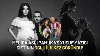 Melisa Aslı Pamuk ve Yusuf Yazıcı’dan Aile Pozu: Oğulları Mylan İlk Kez Göründü!