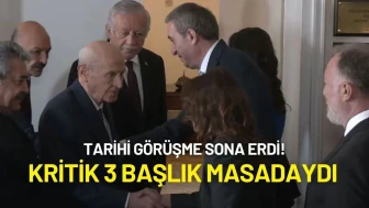 Bahçeli ile DEM Parti'nin Tarihi Görüşmesi Sona Erdi! Kritik 3 Başlık Masadaydı