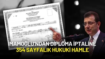 İmamoğlu’ndan 354 Sayfalık Hukuki Hamle: “Diploma İptali Siyasi Operasyondur”