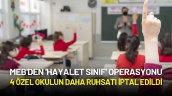MEB'den 'Hayalet Sınıf' Operasyonu: 4 Özel Okulun Daha Ruhsatı İptal Edildi