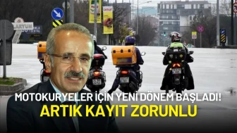 Motokuryeler İçin Yeni Dönem Başladı! Artık Kayıt Zorunlu