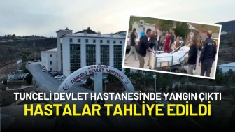 Tunceli Devlet Hastanesi'nde Yangın Çıktı: Hastalar Tahliye Edildi