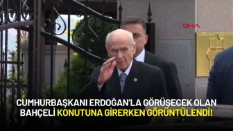 Cumhurbaşkanı Erdoğan’la Görüşecek Olan Bahçeli Konutuna Girerken Görüntülendi!