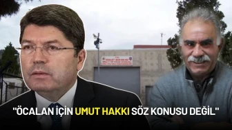 Adalet Bakanı Yılmaz Tunç: "Öcalan İçin Umut Hakkı Söz Konusu Değil"