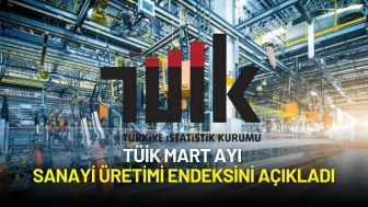 TÜİK Mart Ayı Sanayi Üretimi Endeksini Açıkladı