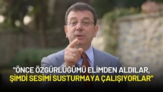Ekrem İmamoğlu: "Önce Özgürlüğüm, Şimdi Sesim"
