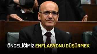 Hazine ve Maliye Bakanı Mehmet Şimşek: "Önceliğimiz Enflasyonu Düşürmek"