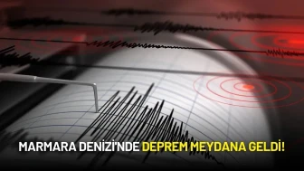 Marmara Denizi'nde Deprem Meydana Geldi!