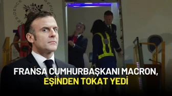 Fransa Cumhurbaşkanı Emmanuel Macron Eşinden Tokat Yedi