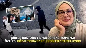 ABD'de Doktora Yapan Öğrenci Rümeysa Öztürk Gözaltında Fareli Koğuşta Tutuluyor!