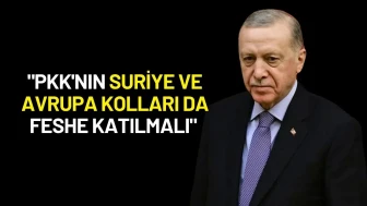 Cumhurbaşkanı Erdoğan: "PKK'nın Suriye ve Avrupa Kolları da Feshe Katılmalı"