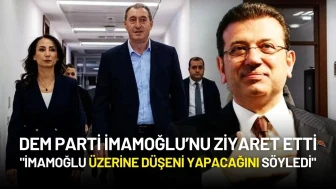 DEM Parti'den İmamoğlu Açıklaması: "İmamoğlu Üzerine Düşeni Yapacağını Söyledi"
