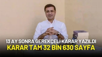 Selahattin Demirtaş'ın Yargılandığı Davanın Gerekçeli Kararı 13 ay Sonra 32 Bin Sayfa Olarak Yüklendi