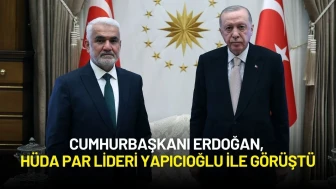 Cumhurbaşkanı Erdoğan, HÜDA PAR Lideri Zekeriya Yapıcıoğlu ile Görüştü