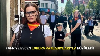 Fahriye Evcen Londra Paylaşımlarıyla Büyüledi!