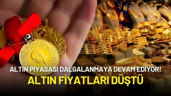 Altın Piyasası Dalgalanmaya Devam Ediyor! Altın Fiyatları Düştü