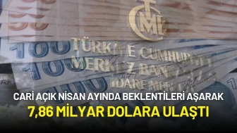 Cari Açık Nisan Ayında Beklentileri Aşarak 7,86 Milyar Dolara Ulaştı