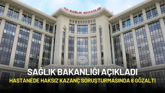 Sağlık Bakanlığı Kamu Hastanesindeki Yolsuzluk İddiasını Açıkladı