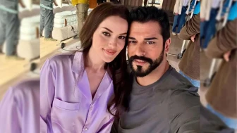 Burak Özçivit’ten Eşi Fahriye Evcen’e Romantik Kutlama: “Aşkım, Eşim, Yolum”