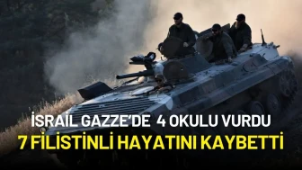 İsrail’den Gazze’ye Yeni Saldırı: 4 Okul Vuruldu, 7 Filistinli Hayatını Kaybetti