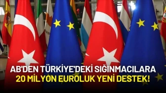 AB'den Türkiye'deki Sığınmacılara 20 Milyon Euroluk Yeni Destek!
