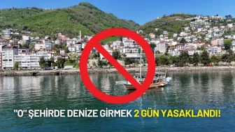 "O" Şehirde Denize Girmek 2 Gün Yasaklandı!