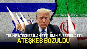 Trump Ateşkes İlan Etti, İran Füze Fırlattı! Ateşkes Bozuldu
