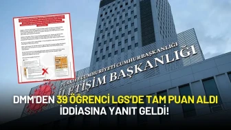 DMM'den 39 Öğrenci LGS’de Tam Puan Aldı İddiasına Yanıt Geldi!